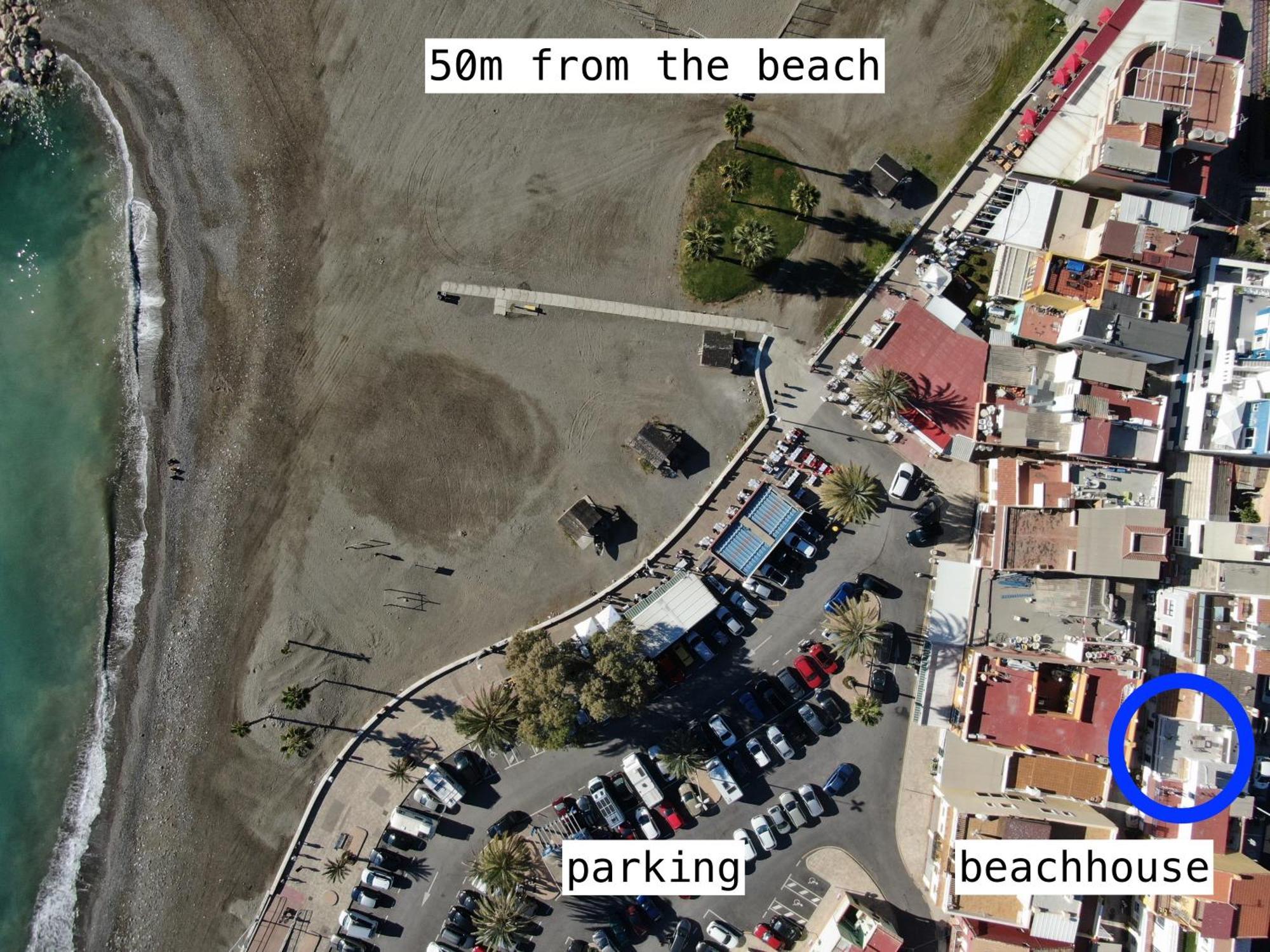 Malaga Beach House, 2 City Bikes, 2 Children'S Bikes, Wifi, Big Terrace, Bbq, Family, Childfriendly Exterior photo